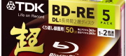 TDK 録画用ブルーレイディスク BD-RE DL 50GB ホワイトワイドプリンタブル 5枚パック BEV50PWA5S