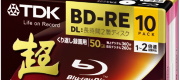 TDK 録画用ブルーレイディスク BD-RE DL 50GB ホワイトワイドプリンタブル 10枚パック BEV50PWA5S