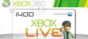 Xbox Live 1400 マイクロソフト ポイント カード