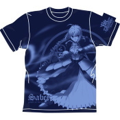 Fate/unlimited codes セイバーオールプリントTシャツ ネイビー