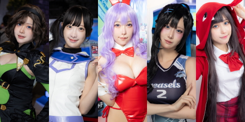 『東京ゲームショウ2026』会場で見かけたコンパニオンさんフォトレポート・第一弾をお届け！ ゲームキャラクターのコスチュームに身を包んだコスプレコンパニオンさんも多数登場！